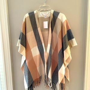 Lauren Conrad plaid wrap.  One size